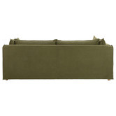 Temple &amp; Webster Jude 3 Seater Slipcover Sofa, Armchair, &amp; Ottoman Set