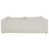 Temple &amp; Webster Jude 3 Seater Slipcover Sofa, Armchair, &amp; Ottoman Set
