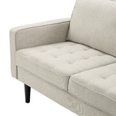Temple &amp; Webster Beige Stockholm 5 Seater Sofa with Chaise