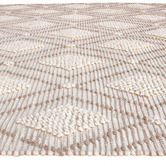 Temple &amp; Webster Rowie Hand-Woven Cotton &amp; Wool Rug