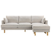 Temple &amp; Webster Bungalow Premium 3 Seater Sofa &amp; Ottoman Set