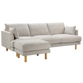 Temple &amp; Webster Bungalow Premium 3 Seater Sofa &amp; Ottoman Set