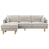 Temple &amp; Webster Bungalow Premium 3 Seater Sofa &amp; Ottoman Set