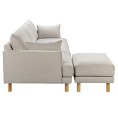 Temple &amp; Webster Bungalow Premium 3 Seater Sofa &amp; Ottoman Set