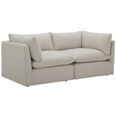 Temple &amp; Webster Martine Premium 2 Piece Sofa Set