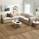 Temple &amp; Webster Martine Upholstered Armless Chair