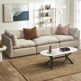 Temple &amp; Webster Martine Upholstered Armless Chair