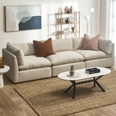 Temple &amp; Webster Martine Upholstered Corner Chair