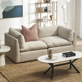 Temple &amp; Webster Martine Upholstered Corner Chair