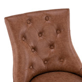 Temple &amp; Webster Tan Windsor Scoop Back Office Chair