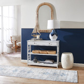 Temple &amp; Webster White Noosa Console Table with Drawer