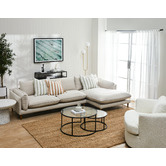 Temple &amp; Webster Terry 3 Seater Sofa with Chaise