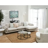 Temple &amp; Webster Terry 4 Seater Sofa with Chaise
