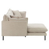 Temple & Webster Natural Bellamy 3 Seater Sofa With Chaise