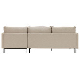 Temple &amp; Webster Natural Bellamy 3 Seater Sofa with Chaise