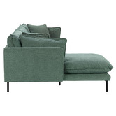 Temple &amp; Webster Ocean Green Bellamy 3 Seater Sofa with Chaise