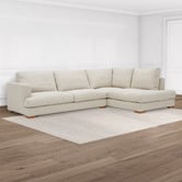 Temple &amp; Webster Haven 5 Seater Premium Upholstered Chaise Sofa