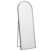 Temple &amp; Webster Nala Arched Freestanding Metal Mirror