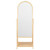 Temple &amp; Webster Odie Easel Wooden Mirror