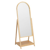 Temple &amp; Webster Odie Easel Wooden Mirror