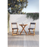 Temple &amp; Webster Cordoba 3 Piece Foldable Acacia Patio Set