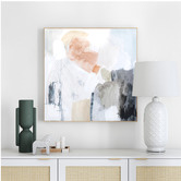 Temple &amp; Webster Fierce Abstract Framed Canvas Wall Art