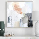 Temple &amp; Webster Fierce Abstract Framed Canvas Wall Art