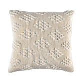 Temple &amp; Webster Pearl Knitted Cotton Cushion