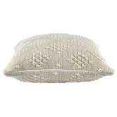 Temple &amp; Webster Pearl Knitted Cotton Cushion