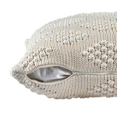 Temple &amp; Webster Pearl Knitted Cotton Cushion