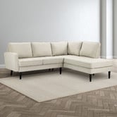 Temple &amp; Webster Beige Stockholm 5 Seater Sofa with Chaise