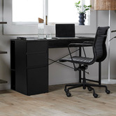 Temple &amp; Webster Beesly Filing Cabinet with Shelves