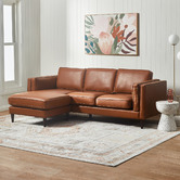 Temple & Webster Brahm Premium 3 Seater Sofa with Reversible Chaise