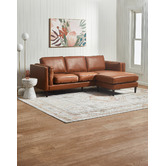Temple &amp; Webster Brahm Premium 3 Seater Sofa with Reversible Chaise
