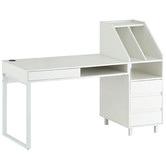 Temple &amp; Webster White Bratton Writing Desk