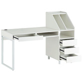 Temple &amp; Webster White Bratton Writing Desk