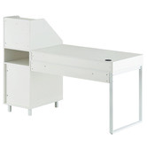 Temple &amp; Webster White Bratton Writing Desk