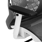 Temple &amp; Webster Grey Net Ergonomic Office Chair with Lumbar Support