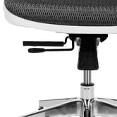 Temple &amp; Webster Grey Net Ergonomic Office Chair with Lumbar Support