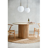 Temple &amp; Webster Anika 120cm Round Dining Table
