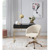 Temple &amp; Webster Gatsby Boucle Office Chair