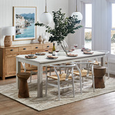 Temple &amp; Webster Beachport Solid Timber 210cm Dining Table