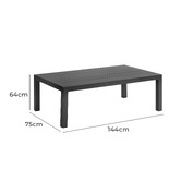 Temple &amp; Webster Felix 4 Seater Aluminium Outdoor Sofa Set