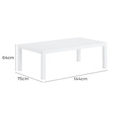 Temple &amp; Webster Felix 4 Seater Aluminium Outdoor Sofa Set
