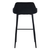 Temple &amp; Webster 74cm Brahms Mid-Back Velvet Barstools