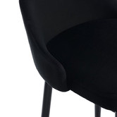 Temple &amp; Webster 74cm Brahms Mid-Back Velvet Barstools