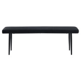 Temple &amp; Webster Brahms 2 Seater Velvet Dining Bench