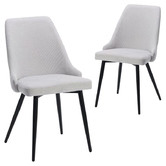 Temple &amp; Webster Brahms Chenille Dining Chairs