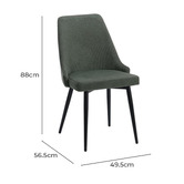 Temple &amp; Webster Brahms Chenille Dining Chairs