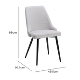 Temple &amp; Webster Brahms Chenille Dining Chairs